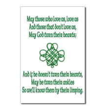 Cute Irish sayings Postcards (Package of 8)