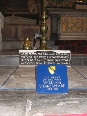 Go Back > Gallery For > Shakespeares Grave Quote