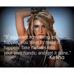 ... matters into your own hands; and get it done