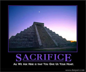 ... christians can quote obedience is better than sacrifice however they