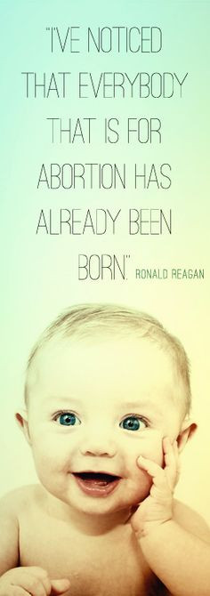 Ronald Reagan #prolife #quote More