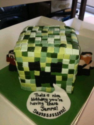 Minecraft Creeper Cake Recipe Hplyrikz Tumblr Quotes Yami Gautam ...