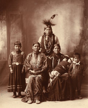 Sauk (or Sac) Indian family