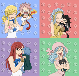 Fairy Tail, Couples ! ♥