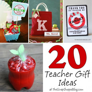 The Scrap Shoppe: 20 Teacher Gift Ideas