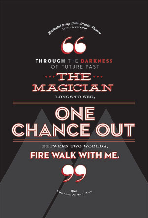 Fire Walk With Me poem Twin Peaks