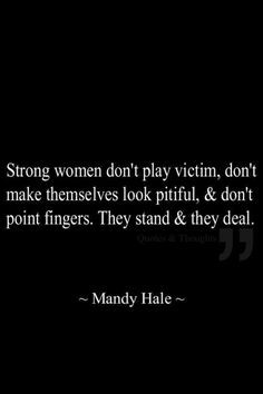 disagree. True no one should be a martyr. But I think strong women ...