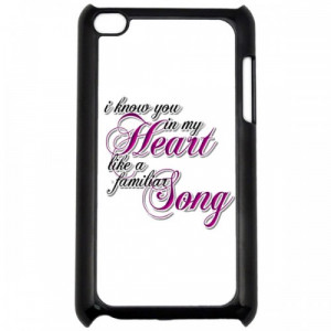 Home » Heart Song Quotes iPod Touch 4th Generation Case
