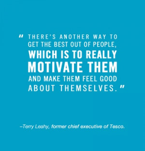 This morning’s leadership advice is courtesy of Terry Leahy, former ...