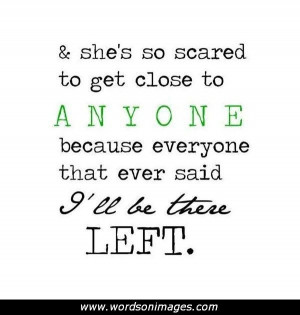 Scared of love quotes