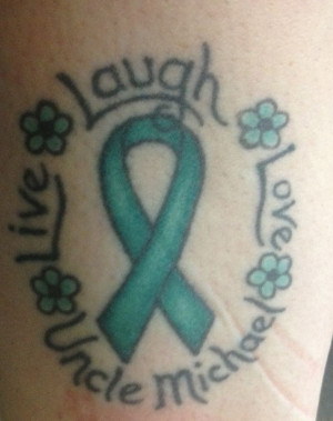 Liver Cancer Tattoo. RIP UNCLE MICHAEL!