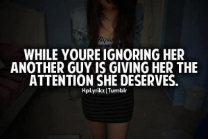 ... that's been there for every one else needs someone to be there for her