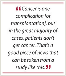 But most patients do not develop cancer.