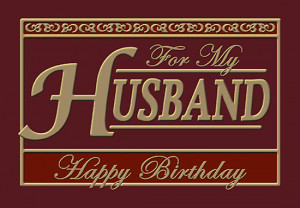 happy birthday my husband
