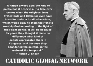Fulton Sheen Quotes On Catholic Church
