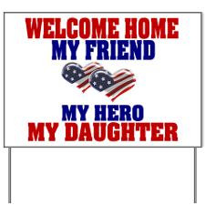 Welcome Home Marine Signs