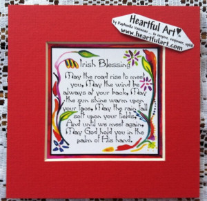 BLESSING Inspirational Quote Celtic Saying Friends Birthday Family ...