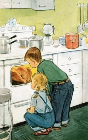 anticipationHoliday, Thanksgiving Turkey, Kitchens Illustration ...