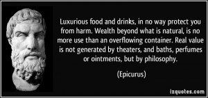 Epicurus Adumbrates Christian Moderation