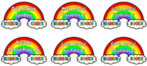 Reading Rainbow Bulletin Board Display Examples and Ideas
