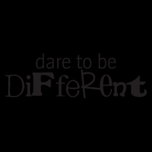 Dare to be Different Wall Quotes™ Decal