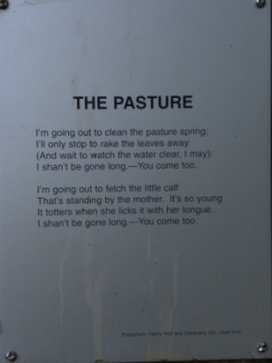 took pictures so I could read them at my leisure.