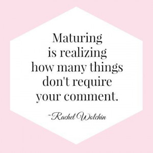 Maturity quote