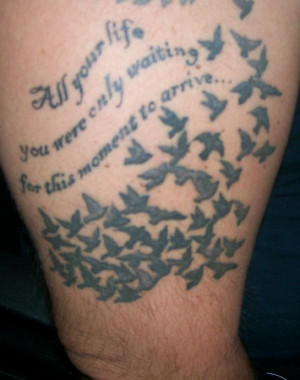 Blackbird - The Beatles tattoo