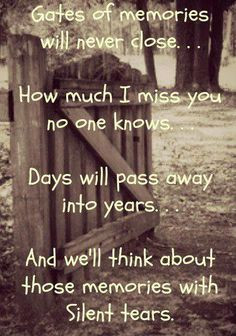 This for the ones I have loved and lost. RIP- Dad, Alain, Aunt Betty ...