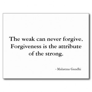 Forgiveness quote – postcard