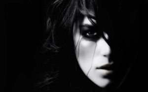 ... monochrome artwork crying fan art black background 1920x Wallpaper