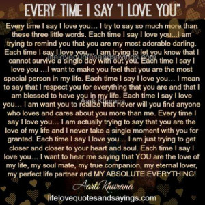 You Are My Absolute Everything.. - Love Quotes And Sayings