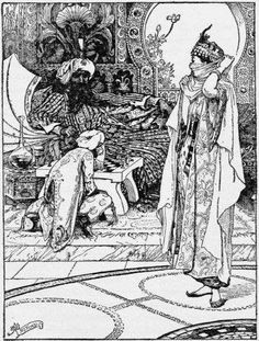 The Arabian Nights; Sir Richard Burton, translator; Illustrated by ...