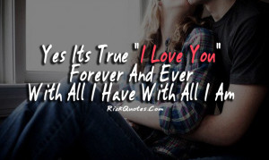 Love You Quotes | Forever And Ever I Love You Quotes | Forever And ...