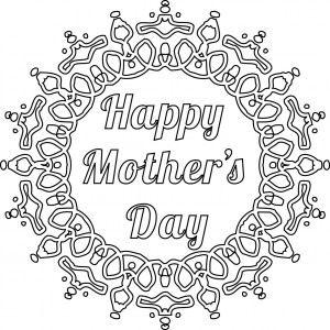 Love Mom Coloring Page, Happy Mothers Day 018 Wallpaper