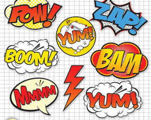 Showing Gallery For Comic Action Words Png