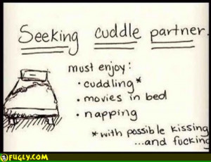 Cuddle Partner Wanted