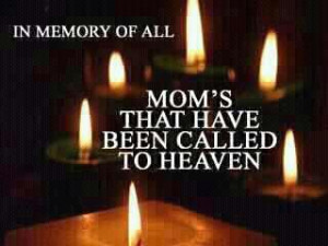 Mother's Day for mom passed away