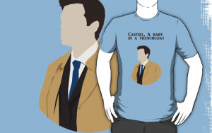 castiel t shirts hoodies clothing style unisex t shirt scoop neck ...