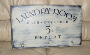 Laundry Room, Vinyl lettering wall words decals quotes.