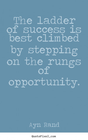 Quote About Success By Ayn Rand