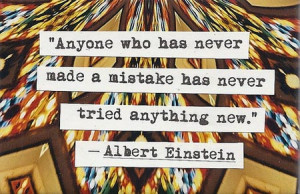 Albert Einstein Passionate Picture Quote Try Something New