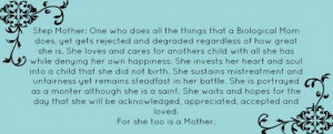 ... Quotes About Stepmom, Fulltime Stepmom, Positive Quotes For Stepmom