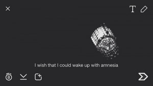 amnesia, inspiration, qoute, quote, text, snapchat