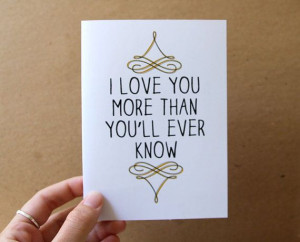 love you more than you'll ever know} #letterhappy #etsy @ ...