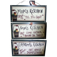 Kitchen Funny Wood Signs 12 X5 With Poly Bucket 3 Asst Wholesale.