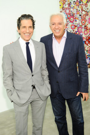 Peter Morton And Paul Marciano Attend Takashi Murakami Private Preview