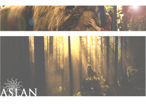 Narnia Wallpaper - Aslan & Lucy Georgie Henley photo ...
