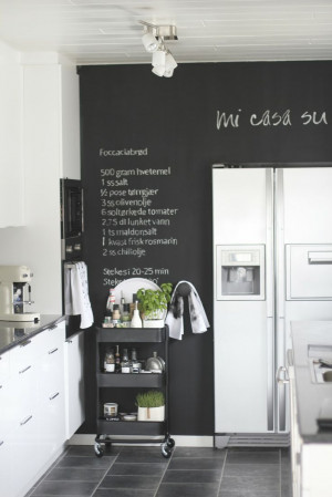 black white kitchens