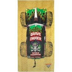Grave Digger Roof Towel More